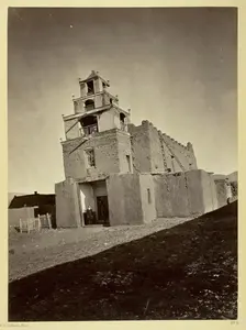 The Church of San Miguel, the Oldest in Santa Fe, N.M., 1873. Creator: Tim O'Sullivan