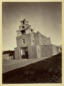 The Church of San Miguel, the Oldest in Santa Fe, N.M., 1873. Creator: Tim O'Sullivan