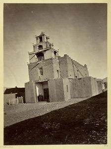 The Church of San Miguel, the Oldest in Santa Fe, N.M., 1873. Creator: Tim O'Sullivan