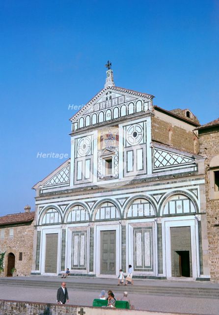 The church of San Miniato al Monte, 12th century. Artist: Unknown