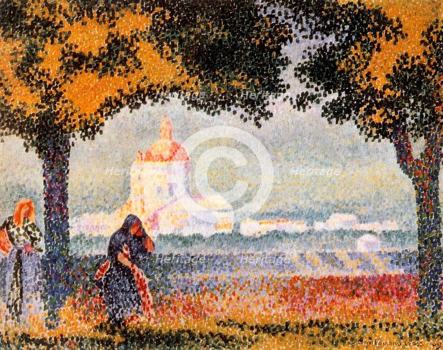 'The Church of Santa Maria degli Angeli Near Assisi', 1909. Creator: Henri-Edmond Cross.