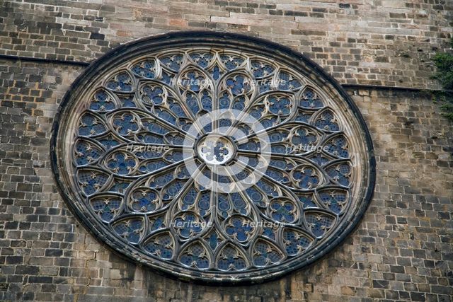 The Church of Santa Maria del Pi, Barcelona, Spain, 2007. Creator: Samuel Magal.