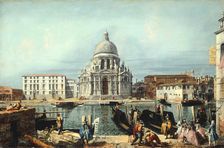 The Church of Santa Maria della Salute, Venice, 1740/41. Creator: Michele Marieschi