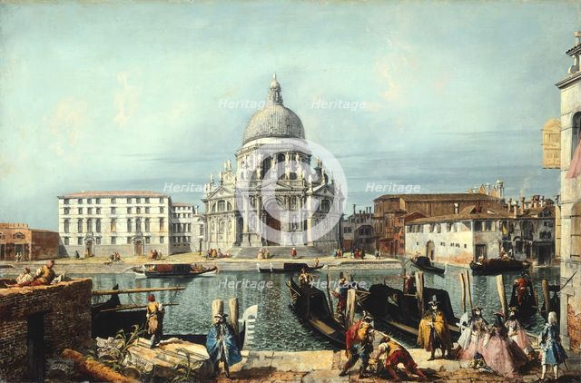 The Church of Santa Maria della Salute, Venice, 1740/41. Creator: Michele Marieschi.