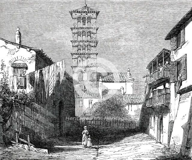 The Church of Santa Pudentiana at Rome - from an original sketch, 1850.  Creator: Unknown.