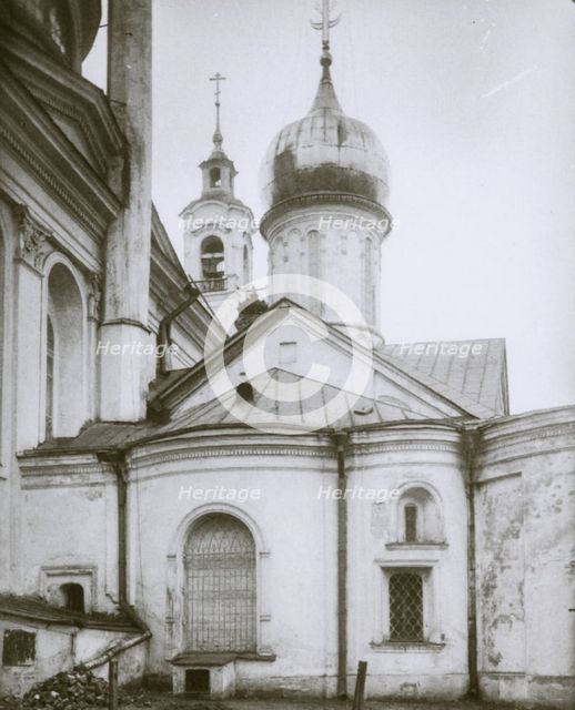 The Church of Saint Euplius at Myasnitskaya street in Moscow, 1910s.