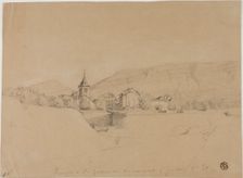 The Church of Saint-Gervais Seen From the Ramparts at Geneva, n.d. Creator: Unknown