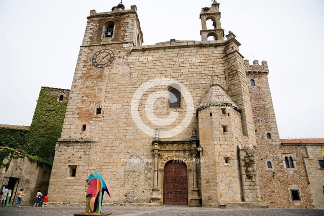 The Church of Saint Matthew, Caceres, Spain, 2007. Creator: Samuel Magal.