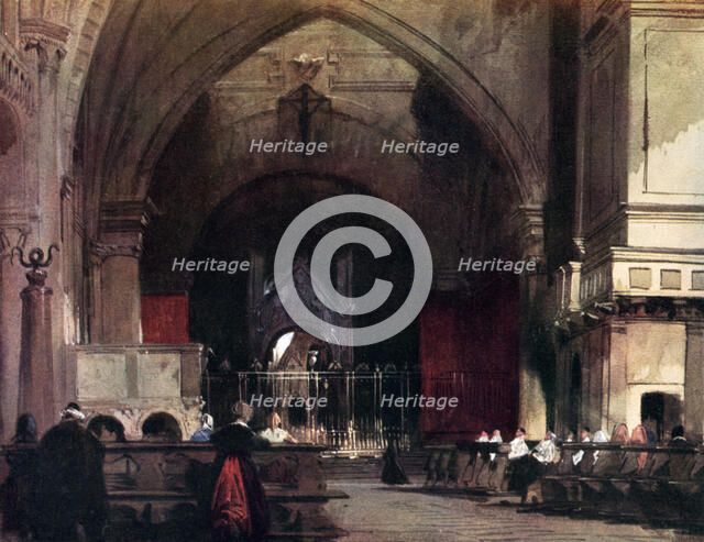 'The Church of St Ambrogio, Milan', early 19th century, (1929). Artist: Richard Parkes Bonington