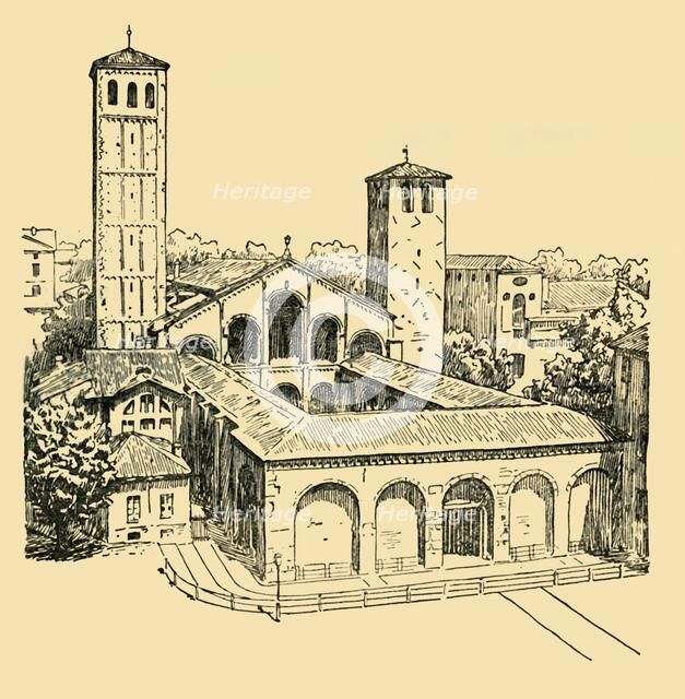 'The Church of St. Ambrose at Milan', c1930. Creator: Unknown.