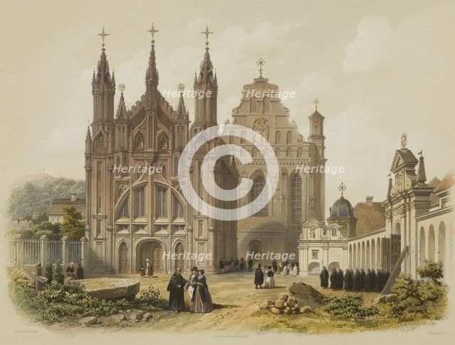 The Church of St. Anne in Vilnius, 1847.