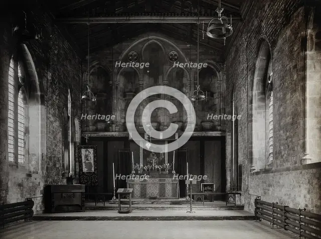 The church of St Bartholomew the Great; interior of the east end of the Lady Chapel. Creator: WF Taylor.