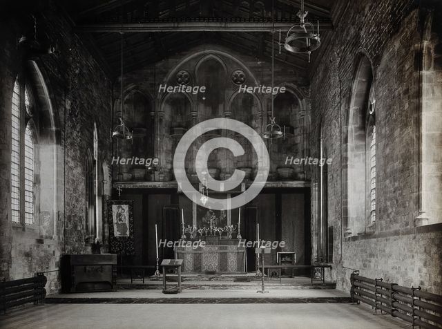 The church of St Bartholomew the Great; interior of the east end of the Lady Chapel. Creator: WF Taylor.