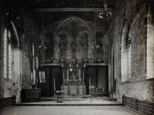 The church of St Bartholomew the Great; interior of the east end of the Lady Chapel. Creator: WF Taylor