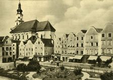 The Church of St George, Schärding am Inn, Upper Austria, c1935. Creator: Unknown
