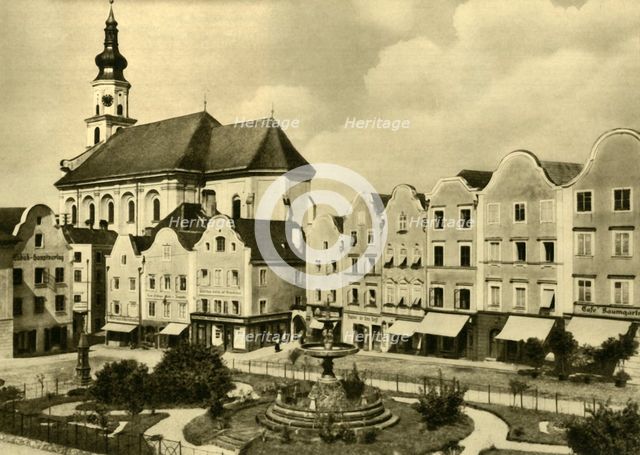 The Church of St George, Schärding am Inn, Upper Austria, c1935.  Creator: Unknown.