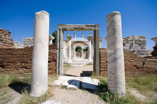 The Church of St John, Ephesus, Turkey. Creator: Samuel Magal.