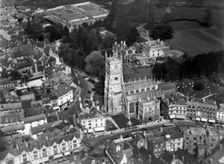The church of St John the Baptist, Cirencester, Gloucestershire, 1952. Artist: Harold Wingham