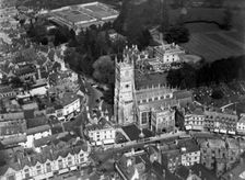 The church of St John the Baptist, Cirencester, Gloucestershire, 1952. Artist: Harold Wingham