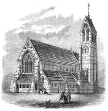 The Church of St. Jude, Gray’s-Inn-Road, 1864. Creator: Unknown