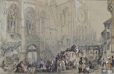 The Church of St Julien, Tours, c1830. Artist: JMW Turner