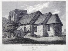 The Church of St Mary Magdalene, East Ham, Newham, London, 1812. Artist: John Greig