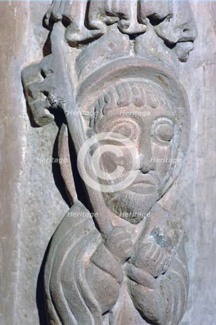 The Church of St Mary and David, 12th century. Artist: Unknown