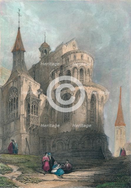 'The Church of St. Maria. Cologne', 1834. Artist: James Redaway.
