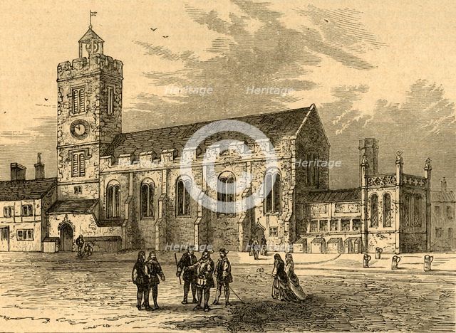'The Church of St. Michael Ad Bladum, A.D. 1585', (1897). Creator: Unknown.