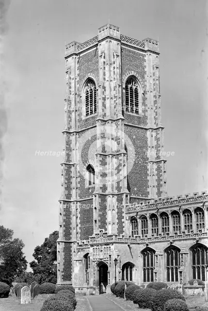 The Church of St Peter and St Paul, Lavenham, Suffolk, c1965-c1969. Artist: Laurence Goldman