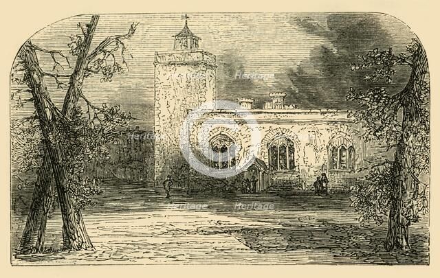 'The Church of St. Peter on Tower Green', c1872. Creator: Unknown.