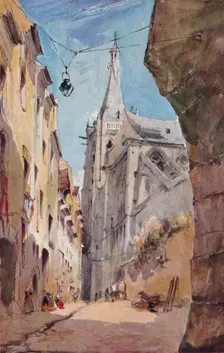 The Church of St. Séverin, Paris 1831, (1930). Creator: James Holland