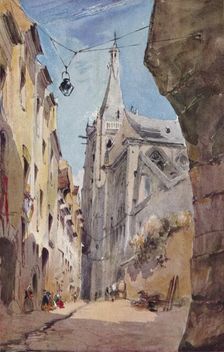 The Church of St. Séverin, Paris 1831, (1930). Creator: James Holland