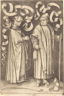 The Churchgoers, c. 1495/1503. Creator: Israhel van Meckenem
