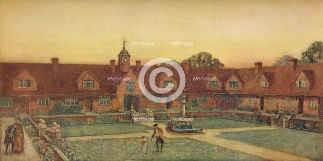'The Churchill Cottage Homes, Somerset. Silcock and Reay, Architects', 1907. Artist: Unknown.