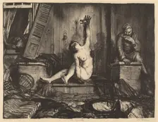 The Cigarette, 1918. Creator: George Wesley Bellows