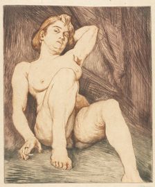 The Cigarette. Creator: Charles Maurin (French, 1856-1914)