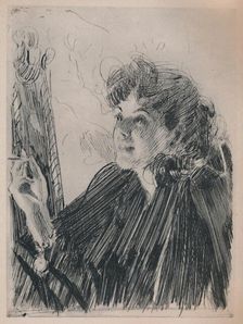 The Cigarette Dance c.1890s, (1946). Artist: Anders Leonard Zorn
