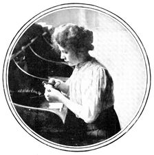 The cigarette-maker: cutting, 1909. Creator: Unknown