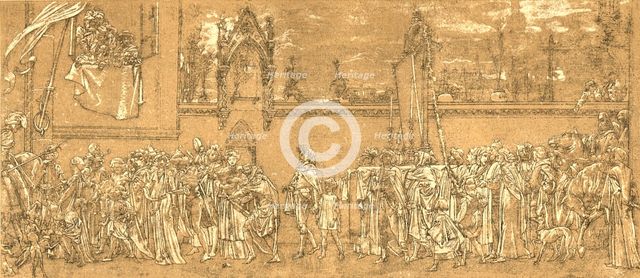 'The Cimabue Procession'. A Fac-Simile of Original Drawings by Sir Frederick Leighton..., c1880-83. Creator: Frederic Leighton.