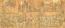The Cimabue Procession A Fac-Simile of Original Drawings by Sir Frederick Leighton..., c1880-83. Creator: Frederic Leighton