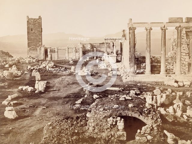 The Cistern on the Acropolis, Athens, 1870. Creator: Petros Moraites.