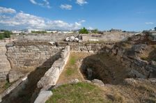 The cisterns at Eleusis, Greece. Creator: Samuel Magal