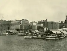 The Circular Quay, Sydney 1901. Creator: Unknown