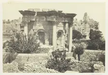 The Circular Temple, Baalbec, 1857. Creator: Francis Frith