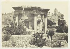 The Circular Temple, Baalbec, 1857. Creator: Francis Frith