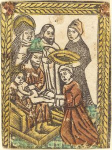 The Circumcision, 1460/1480. Creator: Master of the Borders with the Four Fathers of the Church