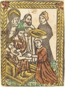 The Circumcision, 1460/1480. Creator: Master of the Borders with the Four Fathers of the Church