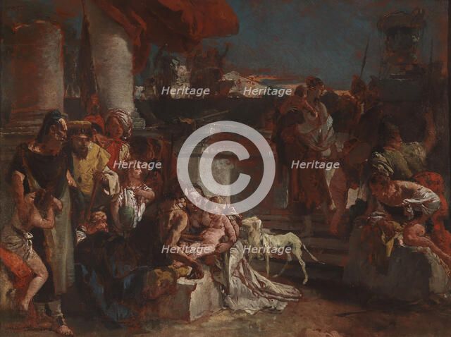 The circumcision, 1725-1726. Creator: Tiepolo, Giambattista (1696-1770).