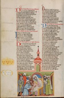 The Circumcision; Weltchronik, about 1400-1410. Creator: Unknown